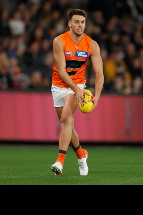 Jake Riccardi was given a rare opportunity last week to be The Man in the GWS forward line in the absence of Jesse Hogan through injury. Normally his role is centre half forward, often with ruck support, but he has always been firmly at second fiddle to the reigning Coleman Medallist. Unfortunately for him, he had a complete mare in the away loss to the Crows, kept scoreless by Mark Keane on a rainy day not suited for tall forwards. With he, Greene, Brown, Cadman and Stringer combining for a scoreboard return of 1.8 on the day, Hogan's primacy is assured.