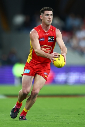Sam Flanders was one of the positive stories out of Gold Coast's 2024 campaign, winning a spot in the A rotation of their centre bounce crew to the tune of a 31 disposal average, with an underdone Touk Miller relegated mostly to a half forward flank. Miller's resurgence this season has coincided with an interrupted start to Flanders' preparation with a back concern, leading to his worst stat line for two years last week in the Suns' shock loss to lowly Richmond. His role shifted from a wing to his original forward role in Q4, where he finally found some footy, but he still lacks form.