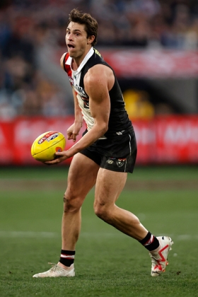 Jack Steele has been the primary leader at St Kilda even before he assumed the captaincy, and he has given his best years to the club after transferring from GWS earlier in his career. His leadership qualities are evident on the field, but results from his personal play have been a lot harder to find. He seems to have been playing within himself for a number of years now, carrying injury or just not able to have an impact on games as he once did. Not every midfielder has to be able to sprint away from congestion like a bat out of hell, but this Sainter lost his wings a while ago now.