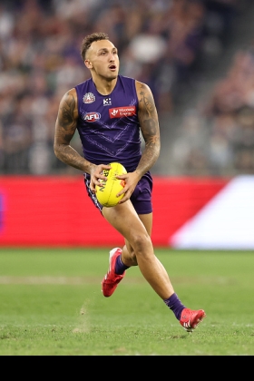 Shai Bolton had a complete mare for the first time in purple last week, given almost no supply by a Fremantle midfield that was belted around and not able to win the ball himself when rotated through the centre for bounces. After starting the season late due to an interrupted preparation, Bolton's form has been quite good as has the team's but the Dockers have fallen of late into a big, dark hole especially away. Tonight they face the Magpies on their home deck, and Bolton is just one of many at Fremantle who need to bounce back for their fans and fantasy owners.