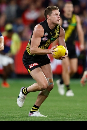 Jacob Hopper came across with Tim Taranto several seasons ago from GWS to Richmond, but at this stage of his career and that of the Tigers' development, he remains at the club purely to help out the next generation of finals hopefuls and play out his contract with as much availability as he can - the latter point being of most importance given an extensive recent history of soft tissue problems. There is no shame in that, it's not his fault that he came to Tigerland at the wrong time to enjoy its triple premiership success. He is a journeyman, and a solid citizen.