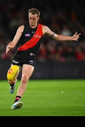 Mason Redman has, like Jordan Ridley beside him playing tall defender in the Essendon backline, had the unenviable job most weeks of being designated spinning plate manager rather than being released to play his natural counter-attacking game. In a good side he might be moved up to a wing or promoted to seventh defender while taller units take care of the opposition's key forwards, but too often in recent times he has had to cover injury and/or poor form by his teammates and sacrifice for the team. As a fantasy asset, his value has a very low floor.