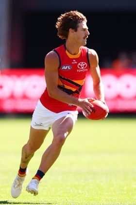 James Peatling transferred from Greater Western Sydney in the off season, after breaking out with a shift from defensive forward to defensive midfielder. Every good footy engine room needs someone whose main role is to quell opponents. You can tell how valuable this role is with how poorly GWS are going this year without Peatling in that position, and the Crows have posted solid wins over the Blues and Giants across the last month whose midfields are much-vaunted. Peatling's own game is unremarkable, but his presence helps Jordan Dawson and Izak Rankine immensely.