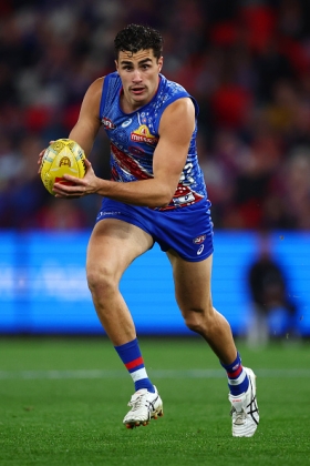 Joel Freijah has been given the perhaps unwanted tag of the next Marcus Bontempelli. While he does possess some of the same physical attributes as the Bont, he is just at the start of his AFL career and has not yet found his best spot in the Bulldogs senior team. Luke Beveridge likes flexibility in his players, and Freijah has spent some games mostly in the middle, or starting at half back, with some forays forward as well. A player with his potential usually settles into midfield but, as with the Bont, his talents may see him as a hybrid who goes where the coach needs him most.