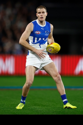 Bailey Scott has returned to the senior North Melbourne after a year beset by soft tissue problems, dating back to the preseason when he presented with a calf complaint. Fantasy coaches know all about how an interrupted preparation can ruin a good player's run at a campaign and leave him either in the medical room or searching for fitness in the twos... or shuttling between the two as they never get their body right. Scott's best form is not only best 22 at North but would get him a game at every other club in the league, so he's not for the footy scrapheap just yet.