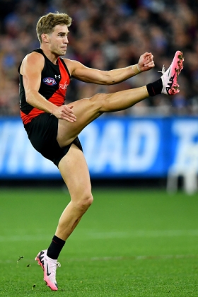 Matt Guelfi continues to be picked for Essendon despite the club not looking anywhere near like making finals, let alone winning one for the first time in more than two decades. This selection policy favouring journeymen and roleplayers over youth can frustrate supporters and fantasy coaches, as Guelfi's role of defensive forward can tend to result in rather desolate basic stat sheets and no goals when the Bombers midfield is getting pumped week after week. His thankless task is to prevent opposition half backs from running riot on rebound, which good coaches value.