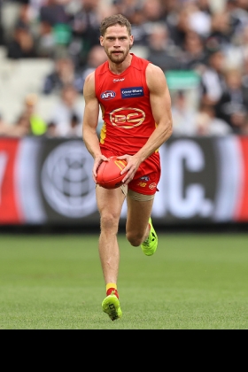 Jy Farrar is an unlikely candidate to be Gold Coast's replacement for the departed Jack Lukosius, but that was the role he played last week in the hugely consequential win over the Lions. Farrar had languished at VFL level for a long while, but he returned with a ponytail and an increased appetite for the contest, getting to interesting areas for mid-range set shots which he managed to get on target, belying the old saw about kicking like a backman. With the Suns midfield supplying at higher levels than the sun itself on the Gold Coast, he is an interesting fantasy pickup option.