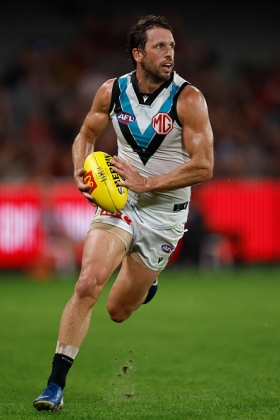 Travis Boak is an increasingly rare example of a one-club player who resisted strong overtures from a Victorian club to come home, and instead played his career out for the club that drafted him. Perhaps he could have made a bigger name for himself joining Patrick Dangerfield in leaving South Australia, but his career will be respected for his character and loyalty if not a cabinet filled with silverware. He was always useful for fantasy in draft leagues, a solid if unspectacular starter who would not let you down. As in fantasy, so in real football where his name will be revered.
