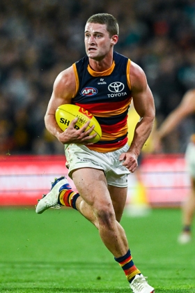 Sam Berry has spent years in the Adelaide system trying to find his best spot, often being left out of their A rotation in his preferred inside mid position and having to play a role forward or off the subs bench. He has visibly bulked up this season, and is enjoying the absence of Matt Crouch to basically step into his role. Every finals contender needs a big body on the inside to win or at least halve the battle of strength in the clinches, and Berry has assumed the mantle of the Crows' workhorse on the inside. His role is not flashy, but it is very important going into September.