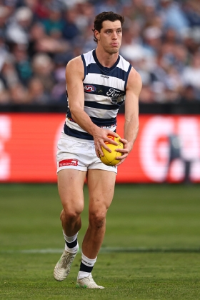 Shannon Neale returns to the Geelong side after suspension to play a vital role as the Cats chase one last flag for their captain Patrick Dangerfield. As a replacement for last year's retiree Tom Hawkins, Neale has been all that the Cats could have hoped for: a physical presence in park marking situations, who can also hold onto grabs and convert with almost as much reliability as the Tomahawk used to. His star has been outshone by Coleman Medallist Jeremy Cameron, of course, but big finals like tonight are where the big man has an even more outsized role to play.