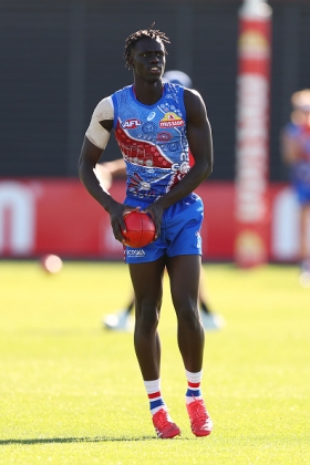 Buku Khamis played the first 14 games in a row last season for the Bulldogs, ostensibly replacing Jamarra Ugle-Hagan as a third forward. He was not picked for the last eight rounds, with coach Luke Beveridge preferring Jordan Croft and Caleb Poulter. With Ugle-Hagan and Poulter both exiting the club in the off season, Khamis has less competition for a spot supporting Aaron Naughton and Sam Darcy but does not have the confidence of the coach. Perhaps a role in defence would better suit his aerial talents? His career is at the crossroads.
