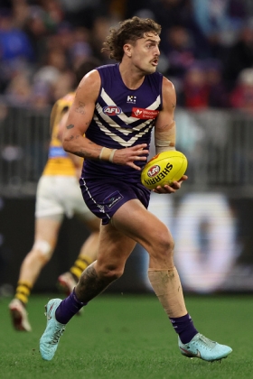 Luke Jackson is one of a small number of athletic ruckmen who will be advantaged by rule changes stipulated by the AFL for the 2026 season, banning the technique of wrestling under ball ups before the footy drops. His high-leaping style is much better suited to the new rules, especially in comparison to his more lugubrious tandem ruck teammate Sean Darcy. Having one of each style has been very useful for the Dockers in recent years, but fantasy coaches will be looking eagerly to see whether LJax can claim a lead ruck spot and escape the tandem stat handbrake.