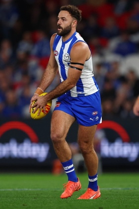 Griffin Logue was one of a large number of high-profile trade targets for North Melbourne in recent years; he was one of very few who took the money and signed on for a big transfer. He was just the sort of younger high-ceiling player the Kangaroos needed to set up their defensive spine for a generation, but his time at North became less and less impressive as the weeks went by last season. By the end of 2025 he was starting to look like their worst player, lacking accountability and churning out clangers. To earn that big coin, he needs a much improved campaign to come.