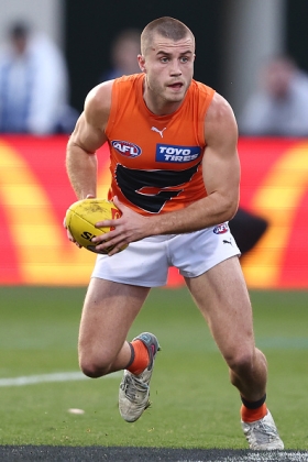  is a roleplayer, without a particularly impressive physical attribute to set him apart from the pack. Today and throughout the early part of the season the Giants are going to be relying on his type more than ever, with a raft of top-liners sidelined with injury. This is by no means the first time GWS has suffered from a long injury list, and in previous years opportunities arose for players like James Peatling and Brent Daniels to step up their game and join the ranks of A-graders. O'Halloran now has the job in front of him, like the boy with the barrow.