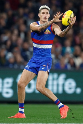 Rory Lobb has just passed the 150th game milestone at his third club, and has found his best spot at full back for the Bulldogs. He replaced Liam Jones in that role, and hasn't had a settled CHB in front of him for years now though Buku Khamis is putting his hand up early this campaign. The fact that the Bulldogs play on the fast track of Docklands so often means their tall players need to be able to run up and back more than the average, and Lobb is capable of that. He is not a fantasy accumulator as the Dogs don't tend to play slow from defence.