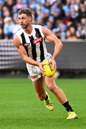 Harry Perryman has spent most of his career at Collingwood as a defender, despite a few forays into midfield in his last year at GWS in 2023. Last week he was shifted into mids again to play a tagging role on Nasiah Wanganeen-Milera, which was so effective that he shut the Messiah out of the game in the second half. This week, if coach Craig McRae wants to pull the same lever, Izak Rankine is the most likely target for his tagging duties. Jordan Dawson is more of an accumulator but it's Rankine who has more hurt factor per touch. Is this a permanent role for Perryman?