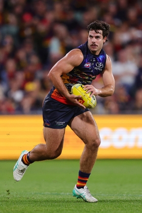 Darcy Fogarty has been displaced from the role at Adelaide that probably suits his body shape best - that of leading out from the goalsquare - by the advent of Riley Thilthorpe. The imminent retirement of Taylor Walker means he is the natural inheritor of the centre half forward position, meaning more leading to the logos and working on his tank to run up and back dozens of times per game. He'd probably do better if he was played like Mitch Georgiades was on the other side of the city at Port, but he's settled at the Crows and they will decide what they do with his career.