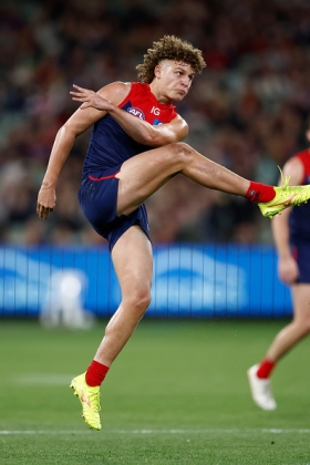 Koltyn Tholstrup started his senior career at Melbourne as a tallish half forward flanker, with a specialisation in converting long chances in the classic style. He has been given roles across the past few weeks as a tagger in midfield, a sea change that may be a development move to teach him how to be accountable, or if he excels at it maybe a more permanent assignment. The Demons under new coach Steven King have a blank slate on which to write their new midfield rotations, and Tholstrup has an early chance to stake a claim.
