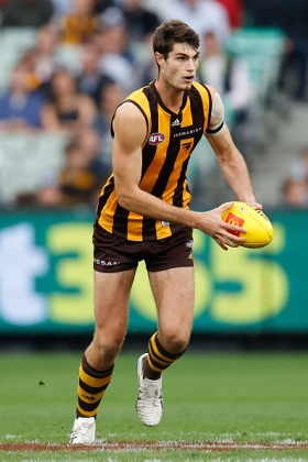Ned Reeves is one of several beneficiaries of off-season changes to AFL rules, specifically the abolition of the substitute system in favour of a permanent 23rd spot in the team. Most clubs have taken the opportunity to play a second ruck off the bench, and while Reeves started in the VFL he has been a revelation since coming into the senior team for round 1. It helps when you have two rucks with contrasting styles, and while neither he or Lloyd Meek are the athletic type, Reeves has greater ability to generate hot streaks of clearances with superior tap work.