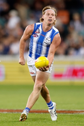 Charlie Spargo transferred from Melbourne in the off season looking for more opportunity as the Demons committed to youth. North Melbourne has already had its fair share of down years and high draft picks, so it needs a high half forward of the calibre that they haven't had since the peak years of Bailey Scott. Spargo was always behind Kade Chandler and Tom Sparrow on the depth charts for the Demons, but at North they haven't locked in that lucrative role yet, with their raft of younger draftees more focused on inside work. Spargo has as good a chance as anyone.