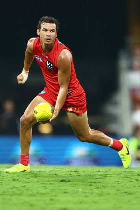 Daniel Rioli may be in the twilight of a decorated career, but he is still dangerous enough when delivering the ball inside 50 on rebounds that oppo analysts send their best forward pressure guy to stop him, as happened last week in the Giants game when Toby Bedford lined up on him. He may not be as prolific as John Noble on the rebound but, now that he has lost a yard on his sprint, his best quality is his delivery. It also doesn't hurt that he has the experience from Richmond's flag years to draw upon, in conjunction with his old coach Damian Hardwick.