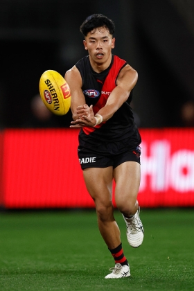 Jayden Nguyen spent the first part of his senior AFL apprenticeship in the role he played in his junior days of back pocket. While good lockdown defenders are hard to find at AFL level, not every team plays one of them, and as part of his development he was assigned some weeks in the VFL to play in a defensive forward role, in which he continues in the ones today. The need for frontal pressure to prevent oppo half back roaming at will on rebound is paramount to every team no matter their structure, and Nguyen has the talent to make it in this demanding role.