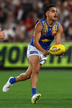 Malakai Champion has some highlight reel plays already in his short career at senior level, playing in a team that is finally on the rise after many long years of dwelling in the AFL cellar. He is playing in the spot that was supposed to be inhabited by Tyler Brockman, who has struggled mightily with injury since transferring from Hawthorn. If he wants a role model to emulate, he need only look across town to see what Isaiah Dudley is doing at Fremantle. Hopefully for he and his club, the Eagles can lift this Champion like they have Deadly Dudley.