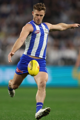 Luke Parker has been refashioned at North Melbourne from an inside mid resting forward to a half back flanker, like Jack Ziebell before him at this club and many other older stars elsewhere in the league. He has the requisite poise, experience and decision making skills to make him a formidable weapon on the counter attack, with Harry Sheezel moving up the ground to accumulate in midfield, and younger top draft picks playing the mid/forward role. His fantasy owners may have to deal with a rest on the run home, but for now he's a lucrative asset.