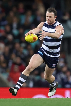 Patrick Dangerfield does not need to do much in this Geelong side for them to win most of their games. He proved his worth in the preseason interstate game, where his one-percenters playing forward to bust open packs and create scoring opportunities was the x-factor that led to a Victorian win. He was never a massive accumulator even at his peak, but his line on the stat sheet is usually way down the list these days... and that's okay. He will be invaluable again in September, if he manages to avoid the old man's curse of soft tissue injuries in the legs.