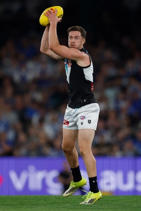 Jack Watkins may only be playing seniors at this stage of the season because Connor Rozee is out for an extended period, but that's the sort of thing that happens in footy. He has not set the world on fire, but he has shown that he has the tank to run out a game at the level, and gotten forward to provide options inside 50 at times as well. With Ollie Wines getting long in the tooth, Watkins could use a few more preseasons in the gym but he has the opportunity to fill that inside role for many years to come. Not an accumulator, but a solid soldier.