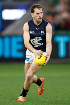 Francis Evans is one of those roleplayers whom you don't notice much, with little starpower and not much of a highlight reel. He plays the very modern role of high half forward, specialising in connector plays between half backs and key forwards. While Carlton has been so poor this season they got their coach sacked, Evans has had his best year in the league yet, in a couple of games being best afield for the Blues in losing sides. His role is predicated on moments, and his delivery inside 50 has been first class at times. Hopefully, he enjoys the club's eventual resurgence.