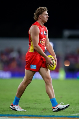 Jed Walter was taken very high in a draft that contained a lot of midfielders who have gained more short-term fame. That does not mean that hindsight drafts should drop him down the order, as the true worth of key position players usually only happens by about year five in the system. He is probably the best-placed of the current crop to become the next Charlie Curnow: the athleticism to hit the logos, the upper-body strength to win wrestles with gorilla defenders, and the hops to take speccies and bring the punters through the gates. If it all works out.
