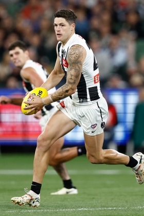 Jack Crisp has never been the main man at Collingwood or his prior club Brisbane, even when he was getting regular games at inside mid. He started his career at half back and, while much of the middle part was spent in midfield, he has returned there in recent weeks to bolster an undermanned defence. He, Scott Pendlebury and Steele Sidebottom are experienced enough to be utilities at this point, shifting wherever the coach needs a steady hand to clean up messes left by the younger brigade. As such, his longevity is his best asset.