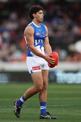 Cooper Trembath has shown more that enough glimpses in his short career to establish that he has the capability to become North Melbourne's next dominant centre half forward. Like almost all tall players, however, it is going to take five years in the system for him to fully come into his powers. In the meantime, his highlight reel will be much more impressive than the floor of his output from week to week. The Kangaroos are playing him every week despite a poor run of form, and at some point he will contribute to a win or two, but for now he's still a project in development.