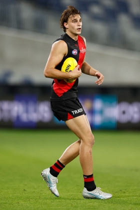 Harrison Jones is one of a crop of young Essendon players who came into the system with plenty of height and perceived potential to fulfil. Tall juniors are supposed to take five years for their bodies to gain enough bulk to truly compete with mature bodies in the big league, but Jones and Nik Cox have both been in the system for longer than that now, and they still haven't nailed down a spot in the best 23. Like Cox he can play key position at both ends or wing, but at none of those spots can he physically dominate a contest. The Dons need more dominance from him.
