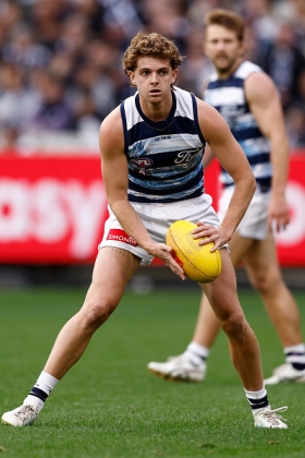 Oliver Wiltshire may only have been picked early in the season for Geelong due to the absence of Tyson Stengle, as he plays essentially the same role. With Cats coach Chris Scott taking the unusual step of calling out Stengle in the press this week, Wiltshire's job security in the medium to long term just jumped considerably. There is a lot of work for a deep forward in the Geelong system, both defensively on the chase and by foot to get on the end of slingshot plays after roaming high up the field. His fantasy prospects should rise too.