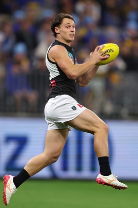 Corey Durdin came across from Carlton in the off season as a drop-in replacement for the retiring Willie Rioli: a small forward whose output is mostly measured in goals, but when he can't score he has to be accountable and keep his back flanker opponents busy. The Power have lost a lot of steam recently as attempts to top up their list have failed to deliver finals, and they are almost out of the running this year even with an expanded slate of ten teams qualifying. Durdin is a journeyman roleplayer at a club that really needs to commit to a rebuild, but keep recruiting list cloggers.
