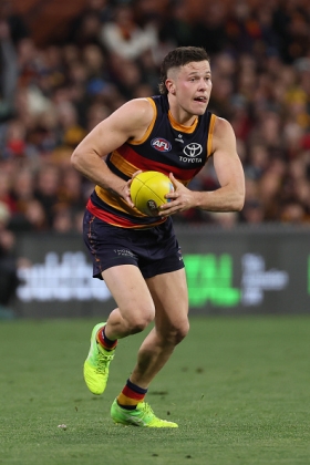 Jake Soligo was once touted as the new hotness at Adelaide as he followed a well-worn evolution of small forward to inside mid. However, a combination of injury, form and teammates going past him has seen his development regress, to the point that he is almost the last option to throw into the middle when the Crows need some clearances in a hurry. With Zac Taylor excelling in the high half forward role alongside Alex Neal Bullen, it's Soligo who often rotates as the deepest forward, like crosstown rival Sam Powell-Pepper. A disappointment for dynasty league owners.