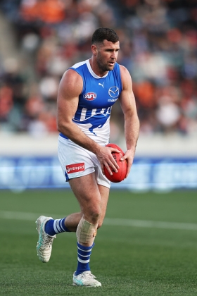 Jack Darling came to North Melbourne after a successful career at West Coast primarily to shepherd the younger forwards through the early part of their development. He had to add rucking duties to his bow after North realised Tristan Xerri needed more help than he was getting, but with the advent of new ruck rules this year leading to more ruck tandems, Darling had the pressure eased off him, as the club looked to more traditional ruck support options... then they found out Cooper Trembath's ruck craft was even better. Darling can just focus on goals now.