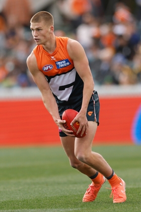 Max Gruzewski find himself as one of the focal points of the GWS attack for the rest of the season, with Jesse Hogan doubtful to return, Jake Riccardi still building fitness and Toby Greene out for at least a month with a calf injury. While Jake Stringer is capable of the extraordinary, he is just as likely to go missing for entire games at a time, so it's young Gru who will have to lead from the square to support Aaron Cadman. If the Giants are to make anything from an injury-ravaged season by scraping into a wildcard finals berth, Gruzewski needs to kick some bags.