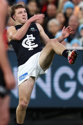 Talor Byrne was the X factor in Carlton's win over Gold Coast last week, and has most definitely stepped into the goalscoring small forward role vacated by Corey Durdin at the Blues. This is a position that has traditionally been one of the worst producers of fantasy points in the game, as he can go missing for entire games at a time, and on his good days may only score three or four goals (albeit at crucial times). His rookie status this season made him fantasy-relevant in the short term, and if you held onto him this long you will have enjoyed his extra cash generation.