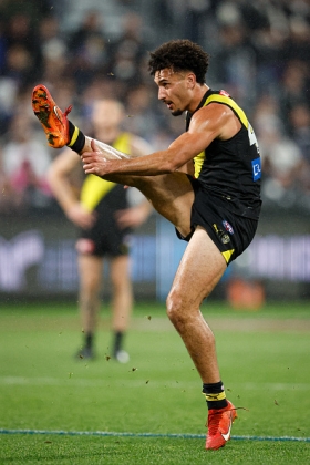 Mykelti Lefau is currently part of the best 23 for Richmond, but it is a developing team and there were no guarantees when he was drafted that he was going to be a 200-game stalwart, particularly given his non-traditional background in rugby. He is blessed with a strong kick, which helps, and he has gradually learned the craft of forward and ruck positions well enough that he would probably get a game at half of the other clubs, even at this early stage of his development. Whether he will be in the next Richmond team that competes in finals is yet to be seen.