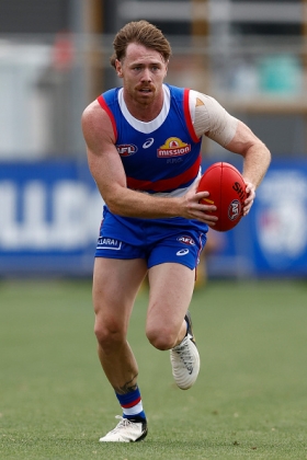 Lachlan Bramble left Hawthorn in the off season looking for more opportunities, and has found plenty of senior games off a half back flank for the Bulldogs. Part of the plan was evidently for Bailey Williams to move up to a wing to make a spot for him, though injuries have meant the latter has reverted to defence in recent weeks. Luke Beveridge loves an anonymous roleplayer who ticks KPIs on his spreadsheets to enable the stars to do what they do, and in Bramble they have a prime example of the type. Perhaps he too will graduate to a wing like Williams or Oskar Baker one day.
