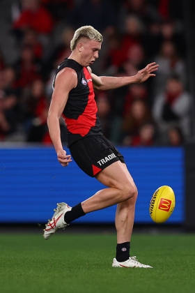 Nate Caddy is what Dwayne Russell would call a firestarter: a talismanic presence, always presenting a threat and occasionally delivering on the promise with game-turning theatrics. The fact that he is stuck on the lowly Bombers list kind of obscures the fact that he would be a superstar on a good team. Swap him with Logan Morris at Brisbane, for example, and he could have even more medals around his neck. If Essendon are to make anything of their near-term future, they must build their team around Caddy's prodigious talents.